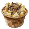 Pâtes Rigatoni, Crème de truffe, Truffe fraîche, Copeaux de parmesan
