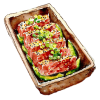 Saumon légèrement saisi, Marinade soja, Sésame, Avocat